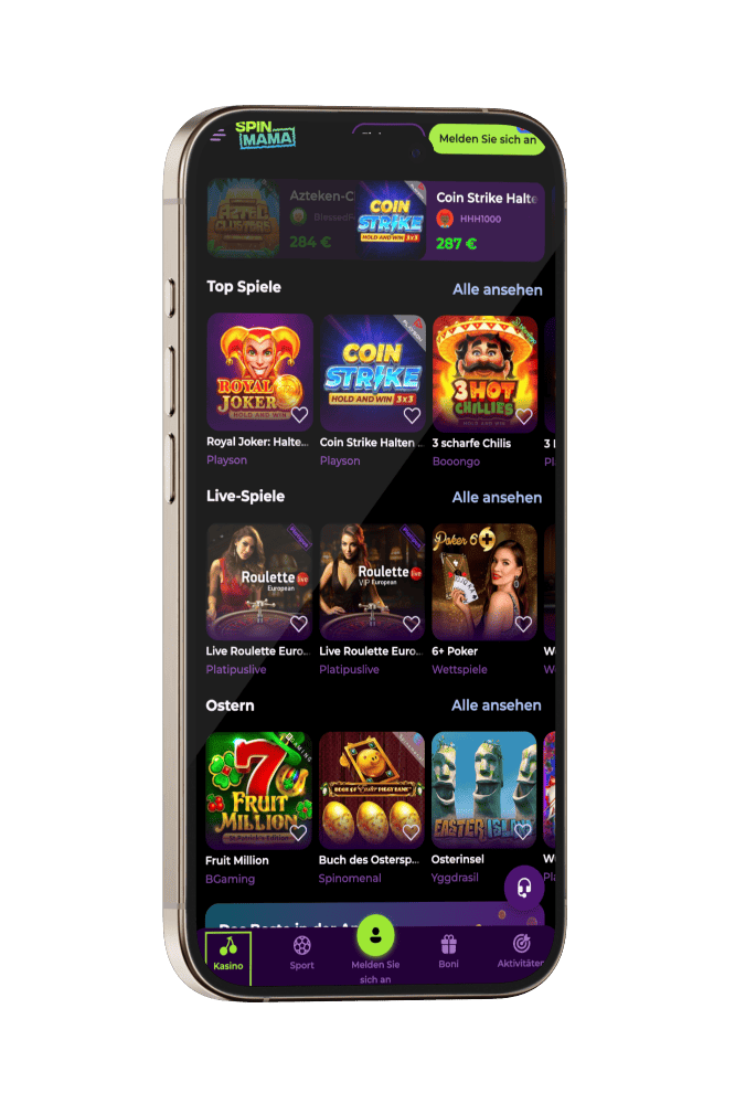 Spinmama Casino Download Mobiele App